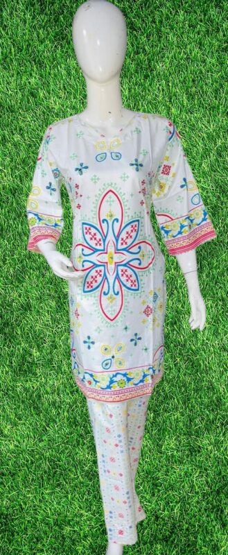 Digital Printed 2-Piece Stitched Suit /Ready To wear ₨ 2,100