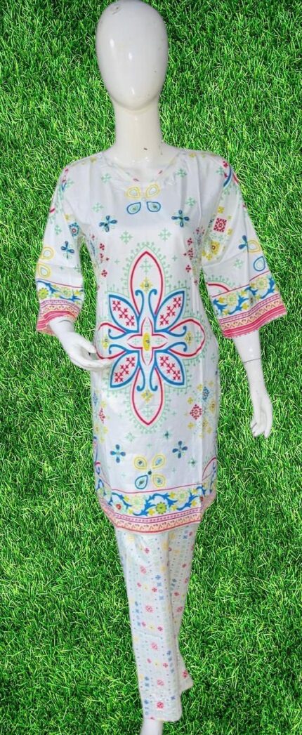 Digital Printed 2-Piece Stitched Suit /Ready To wear ₨ 2,100