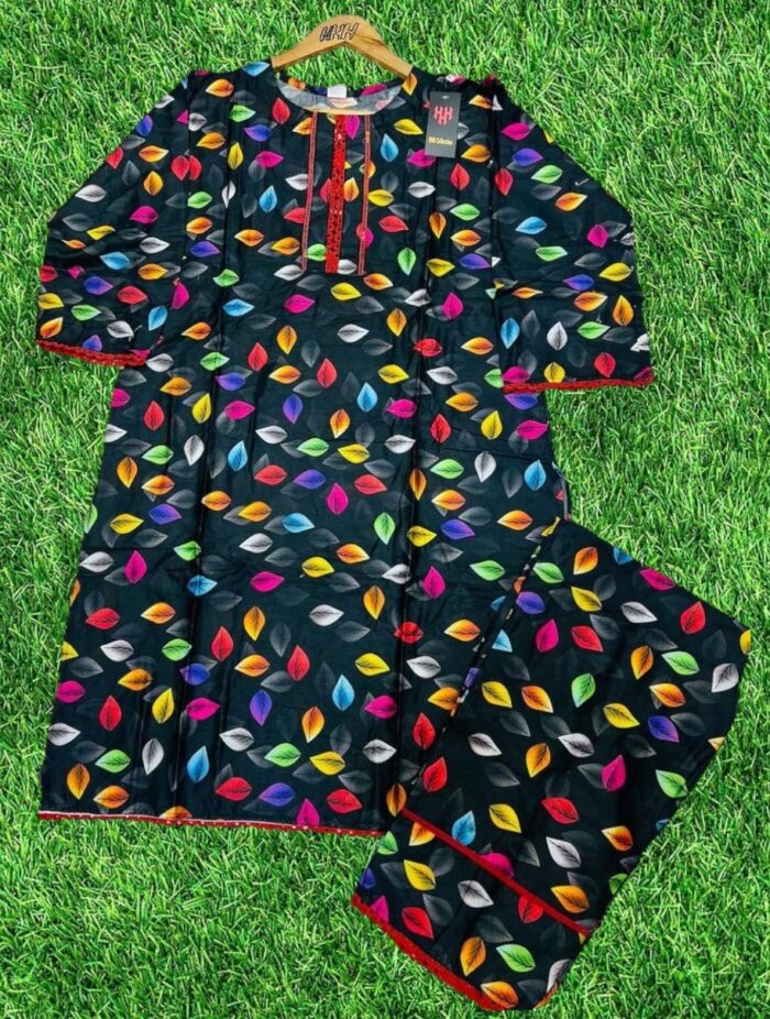 Digital 2-Pieces Stitched Suit/ Ready To wear ₨ 2,200