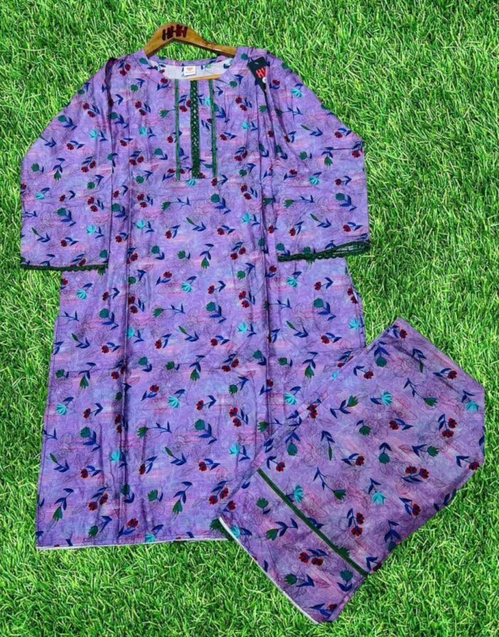 Digital 2-Pieces Stitched Suit/ Ready To wear ₨ 2,200 only