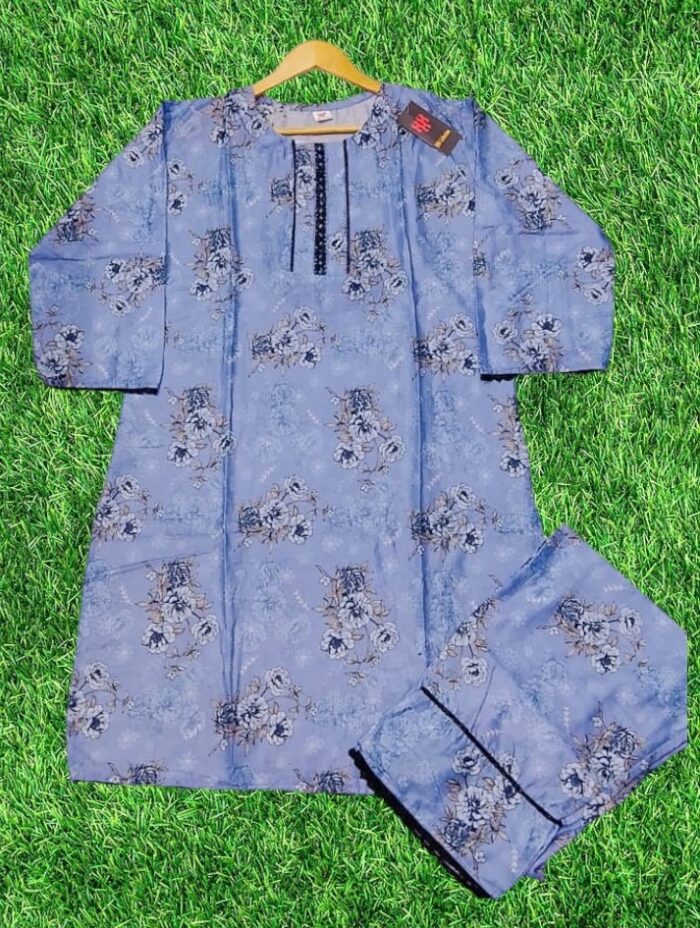 Digital 2-Pieces Stitched Suit/ Ready To wear ₨ 2,200 only