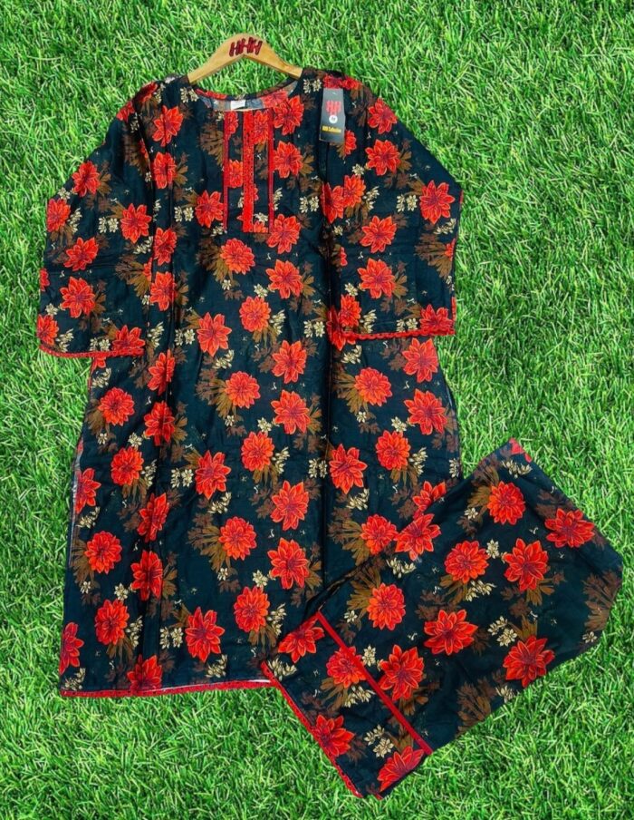 Digital 2-Pieces Stitched Suit/ Ready To wear ₨ 2,200 only
