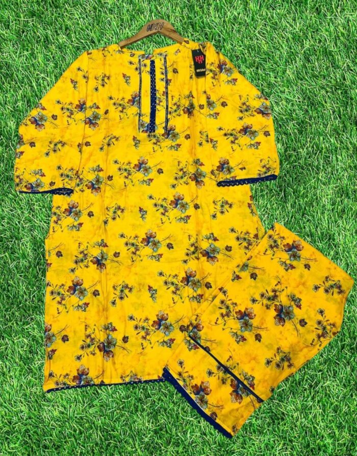 Digital 2-Pieces Stitched Suit/ Ready To wear ₨ 2,200 only