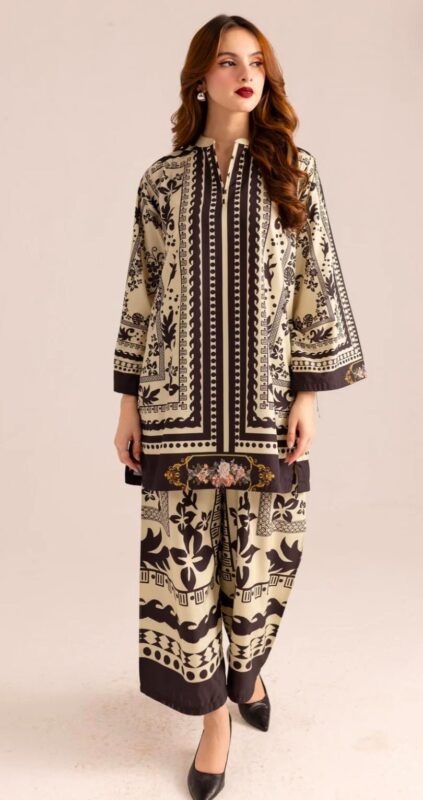 Digital Printed 2-Piece Stitched Suit/Ready To Wear ₨ 2,500 Only