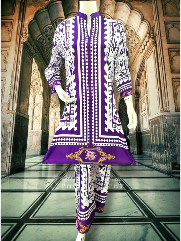 New Arrival Digital Printed 2-Piece Stitched Suit/Ready To Wear ₨ 2,500 Only