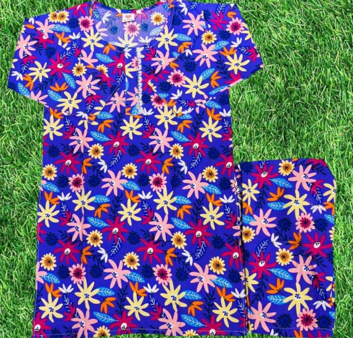 Printed Kids 2-Piece  Stitched Suit/Ready To Wear. Rs.1,650 Only