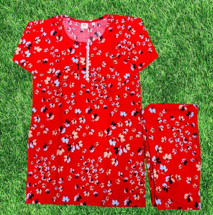 Printed Kids 2-Piece  Stitched Suit/Ready To Wear. Rs.1,650 Only
