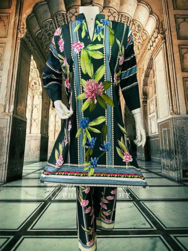 New Arrival Digital Printed 2-Piece Stitched Suit/Ready To Wear ₨ 2,100 Only