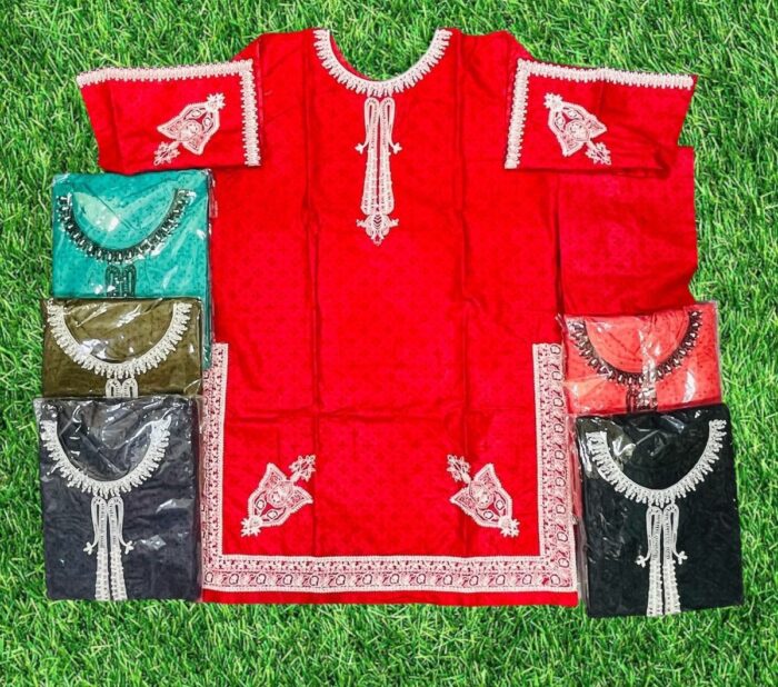 Embroidery 2-Piece Stichted Suit/ Ready To Wear. Rs.2,200 Only