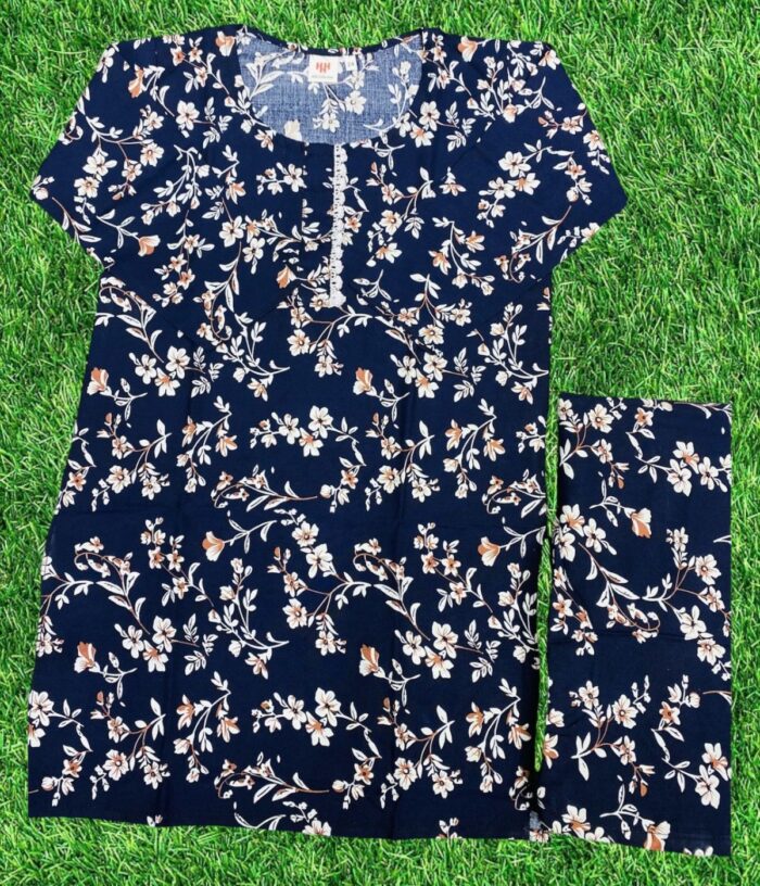 Printed Kids 2-Piece  Stitched Suit/Ready To Wear. Rs.1,650 Only