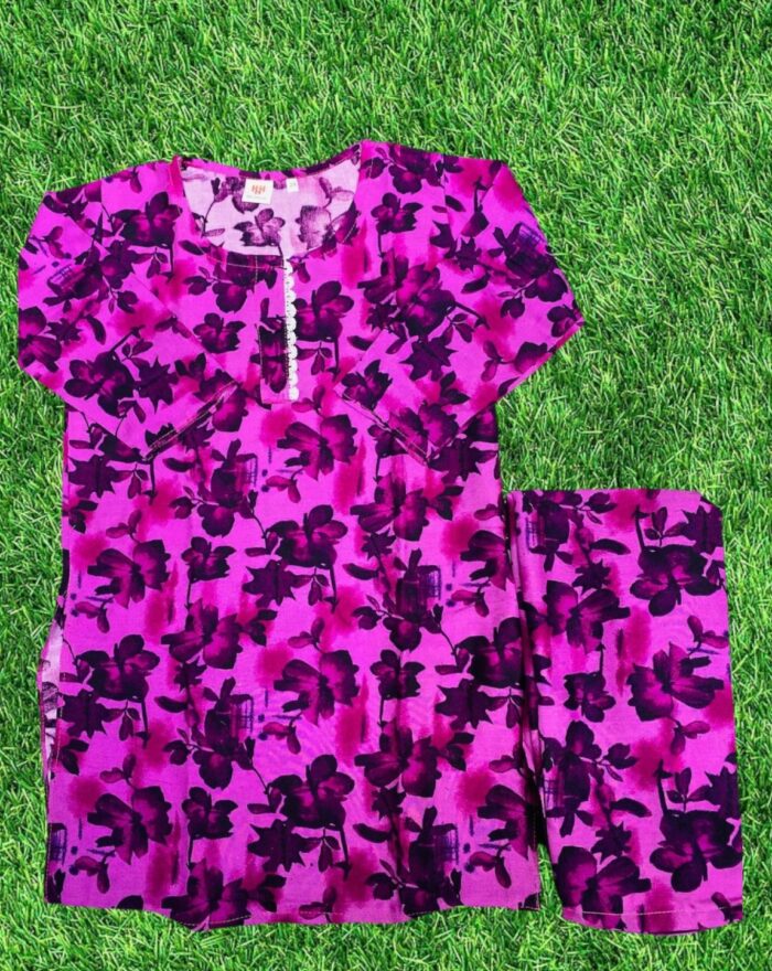Printed Kids 2-Piece  Stitched Suit/Ready To Wear. Rs.1,650 Only