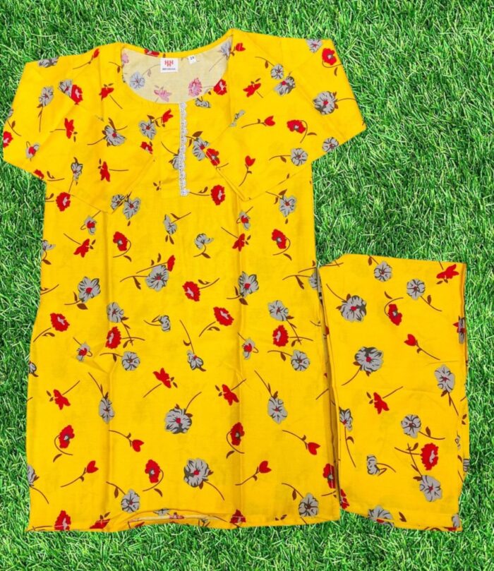 Printed Kids 2-Piece  Stitched Suit/Ready To Wear. Rs.1,650 Only