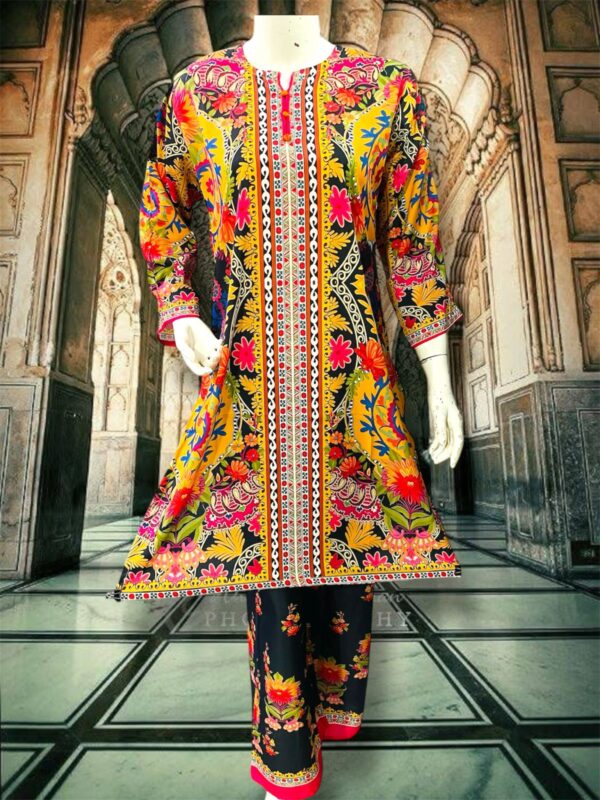 New Arrival Digital Printed 2-Piece Stitched Suit/Ready To Wear ₨ 2,100 Only